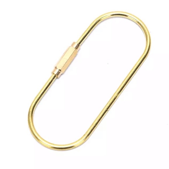 Handmade Brass Key Ring - Picture 2 of 4